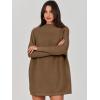 imageANRABESS Women Oversized Casual Loose Turtleneck Long Sleeve Slouchy Baggy Knit Tunic Sweaters Pullover 2025 Fall OutfitsCoffee