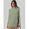 imageANRABESS Women Oversized Casual Loose Turtleneck Long Sleeve Slouchy Baggy Knit Tunic Sweaters Pullover 2025 Fall OutfitsGrass