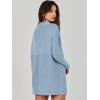imageANRABESS Women Oversized Casual Loose Turtleneck Long Sleeve Slouchy Baggy Knit Tunic Sweaters Pullover 2025 Fall OutfitsGray Blue