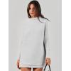 imageANRABESS Women Oversized Casual Loose Turtleneck Long Sleeve Slouchy Baggy Knit Tunic Sweaters Pullover 2025 Fall OutfitsGrey