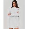 imageANRABESS Women Oversized Casual Loose Turtleneck Long Sleeve Slouchy Baggy Knit Tunic Sweaters Pullover 2025 Fall OutfitsGrey
