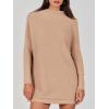 imageANRABESS Women Oversized Casual Loose Turtleneck Long Sleeve Slouchy Baggy Knit Tunic Sweaters Pullover 2025 Fall OutfitsKhaki