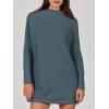 imageANRABESS Women Oversized Casual Loose Turtleneck Long Sleeve Slouchy Baggy Knit Tunic Sweaters Pullover 2025 Fall OutfitsNavy Blue