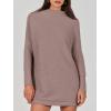 imageANRABESS Women Oversized Casual Loose Turtleneck Long Sleeve Slouchy Baggy Knit Tunic Sweaters Pullover 2025 Fall OutfitsNutmeg