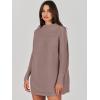 imageANRABESS Women Oversized Casual Loose Turtleneck Long Sleeve Slouchy Baggy Knit Tunic Sweaters Pullover 2025 Fall OutfitsNutmeg