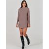 imageANRABESS Women Oversized Casual Loose Turtleneck Long Sleeve Slouchy Baggy Knit Tunic Sweaters Pullover 2025 Fall OutfitsNutmeg