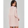 imageANRABESS Women Oversized Casual Loose Turtleneck Long Sleeve Slouchy Baggy Knit Tunic Sweaters Pullover 2025 Fall OutfitsPink