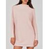 imageANRABESS Women Oversized Casual Loose Turtleneck Long Sleeve Slouchy Baggy Knit Tunic Sweaters Pullover 2025 Fall OutfitsPink