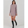 imageANRABESS Women Oversized Casual Loose Turtleneck Long Sleeve Slouchy Baggy Knit Tunic Sweaters Pullover 2025 Fall OutfitsRed Apricot
