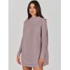 imageANRABESS Women Oversized Casual Loose Turtleneck Long Sleeve Slouchy Baggy Knit Tunic Sweaters Pullover 2025 Fall OutfitsRed Apricot