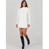 imageANRABESS Women Oversized Casual Loose Turtleneck Long Sleeve Slouchy Baggy Knit Tunic Sweaters Pullover 2025 Fall OutfitsWhite