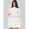 imageANRABESS Women Oversized Casual Loose Turtleneck Long Sleeve Slouchy Baggy Knit Tunic Sweaters Pullover 2025 Fall OutfitsWhite
