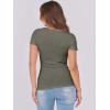 imageANRABESS Women Short Sleeve Tops Scoop Neck Ribbed Knit Slim Fitted Basic Tee Shirts 2025 Casual Summer Trendy ClothesArmy Green