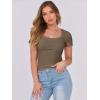 imageANRABESS Women Short Sleeve Tops Scoop Neck Ribbed Knit Slim Fitted Basic Tee Shirts 2025 Casual Summer Trendy ClothesCoffee
