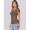 imageANRABESS Women Short Sleeve Tops Scoop Neck Ribbed Knit Slim Fitted Basic Tee Shirts 2025 Casual Summer Trendy ClothesCoffee