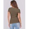 imageANRABESS Women Short Sleeve Tops Scoop Neck Ribbed Knit Slim Fitted Basic Tee Shirts 2025 Casual Summer Trendy ClothesCoffee