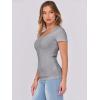 imageANRABESS Women Short Sleeve Tops Scoop Neck Ribbed Knit Slim Fitted Basic Tee Shirts 2025 Casual Summer Trendy ClothesGrey