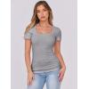 imageANRABESS Women Short Sleeve Tops Scoop Neck Ribbed Knit Slim Fitted Basic Tee Shirts 2025 Casual Summer Trendy ClothesGrey