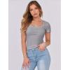 imageANRABESS Women Short Sleeve Tops Scoop Neck Ribbed Knit Slim Fitted Basic Tee Shirts 2025 Casual Summer Trendy ClothesGrey