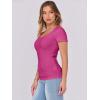 imageANRABESS Women Short Sleeve Tops Scoop Neck Ribbed Knit Slim Fitted Basic Tee Shirts 2025 Casual Summer Trendy ClothesHot Pink