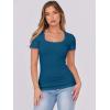 imageANRABESS Women Short Sleeve Tops Scoop Neck Ribbed Knit Slim Fitted Basic Tee Shirts 2025 Casual Summer Trendy ClothesIndigo