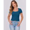 imageANRABESS Women Short Sleeve Tops Scoop Neck Ribbed Knit Slim Fitted Basic Tee Shirts 2025 Casual Summer Trendy ClothesIndigo