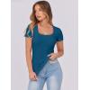 imageANRABESS Women Short Sleeve Tops Scoop Neck Ribbed Knit Slim Fitted Basic Tee Shirts 2025 Casual Summer Trendy ClothesIndigo