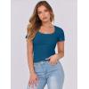 imageANRABESS Women Short Sleeve Tops Scoop Neck Ribbed Knit Slim Fitted Basic Tee Shirts 2025 Casual Summer Trendy ClothesIndigo