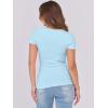 imageANRABESS Women Short Sleeve Tops Scoop Neck Ribbed Knit Slim Fitted Basic Tee Shirts 2025 Casual Summer Trendy ClothesLight Blue2