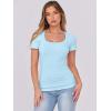 imageANRABESS Women Short Sleeve Tops Scoop Neck Ribbed Knit Slim Fitted Basic Tee Shirts 2025 Casual Summer Trendy ClothesLight Blue2