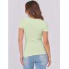 imageANRABESS Women Short Sleeve Tops Scoop Neck Ribbed Knit Slim Fitted Basic Tee Shirts 2025 Casual Summer Trendy ClothesLight Green