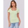 imageANRABESS Women Short Sleeve Tops Scoop Neck Ribbed Knit Slim Fitted Basic Tee Shirts 2025 Casual Summer Trendy ClothesLight Green