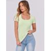 imageANRABESS Women Short Sleeve Tops Scoop Neck Ribbed Knit Slim Fitted Basic Tee Shirts 2025 Casual Summer Trendy ClothesLight Green