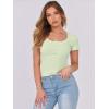 imageANRABESS Women Short Sleeve Tops Scoop Neck Ribbed Knit Slim Fitted Basic Tee Shirts 2025 Casual Summer Trendy ClothesLight Green