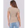 imageANRABESS Women Short Sleeve Tops Scoop Neck Ribbed Knit Slim Fitted Basic Tee Shirts 2025 Casual Summer Trendy ClothesLight Khaki