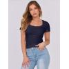 imageANRABESS Women Short Sleeve Tops Scoop Neck Ribbed Knit Slim Fitted Basic Tee Shirts 2025 Casual Summer Trendy ClothesNavy Blue