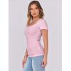 imageANRABESS Women Short Sleeve Tops Scoop Neck Ribbed Knit Slim Fitted Basic Tee Shirts 2025 Casual Summer Trendy ClothesPink