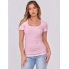 imageANRABESS Women Short Sleeve Tops Scoop Neck Ribbed Knit Slim Fitted Basic Tee Shirts 2025 Casual Summer Trendy ClothesPink