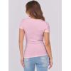 imageANRABESS Women Short Sleeve Tops Scoop Neck Ribbed Knit Slim Fitted Basic Tee Shirts 2025 Casual Summer Trendy ClothesPink