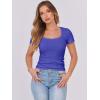 imageANRABESS Women Short Sleeve Tops Scoop Neck Ribbed Knit Slim Fitted Basic Tee Shirts 2025 Casual Summer Trendy ClothesRoyal Blue