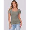 imageANRABESS Women Short Sleeve Tops Scoop Neck Ribbed Knit Slim Fitted Basic Tee Shirts 2025 Casual Summer Trendy ClothesSage Green