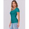 imageANRABESS Women Short Sleeve Tops Scoop Neck Ribbed Knit Slim Fitted Basic Tee Shirts 2025 Casual Summer Trendy ClothesTeal