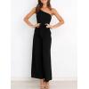 imageANRABESS Women Summer Dressy Jumpsuits One Shoulder Sleeveless Casual Wide Leg Pants Romper Jumper 2025 Trendy OutfitsBlack
