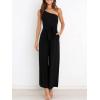 imageANRABESS Women Summer Dressy Jumpsuits One Shoulder Sleeveless Casual Wide Leg Pants Romper Jumper 2025 Trendy OutfitsBlack