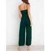 imageANRABESS Women Summer Dressy Jumpsuits One Shoulder Sleeveless Casual Wide Leg Pants Romper Jumper 2025 Trendy OutfitsDeep Green