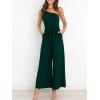 imageANRABESS Women Summer Dressy Jumpsuits One Shoulder Sleeveless Casual Wide Leg Pants Romper Jumper 2025 Trendy OutfitsDeep Green