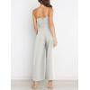 imageANRABESS Women Summer Dressy Jumpsuits One Shoulder Sleeveless Casual Wide Leg Pants Romper Jumper 2025 Trendy OutfitsGray