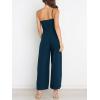 imageANRABESS Women Summer Dressy Jumpsuits One Shoulder Sleeveless Casual Wide Leg Pants Romper Jumper 2025 Trendy OutfitsNavy Blue