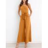 imageANRABESS Women Summer Dressy Jumpsuits One Shoulder Sleeveless Casual Wide Leg Pants Romper Jumper 2025 Trendy OutfitsOrange