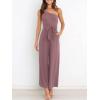 imageANRABESS Women Summer Dressy Jumpsuits One Shoulder Sleeveless Casual Wide Leg Pants Romper Jumper 2025 Trendy OutfitsPink